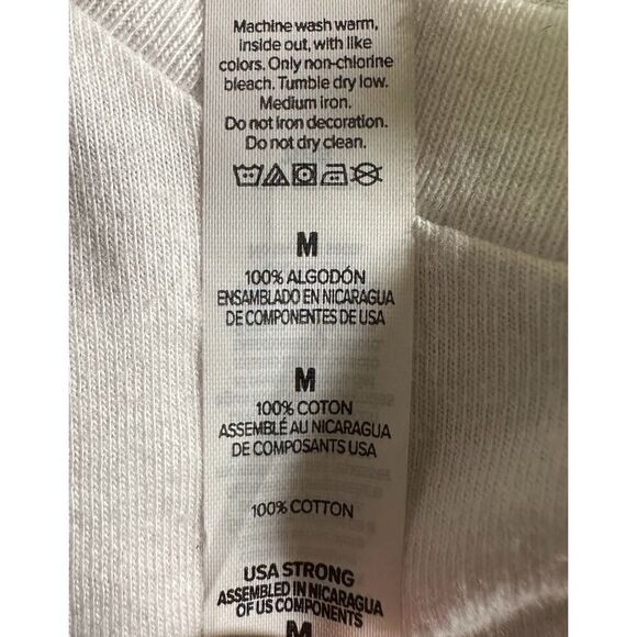 Bush Girls You In Control Razorblade Shirt Size Medium White - Picture 8 of 9